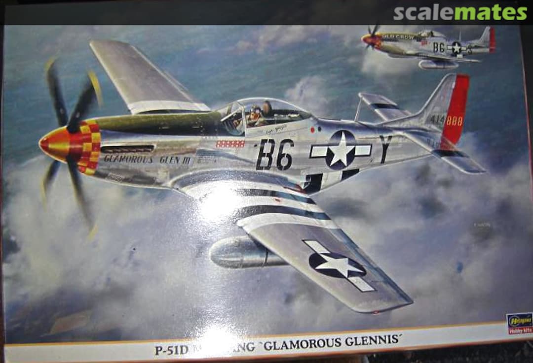 Boxart P-51D Mustang `Glamorous Glennis´ 08115 Hasegawa