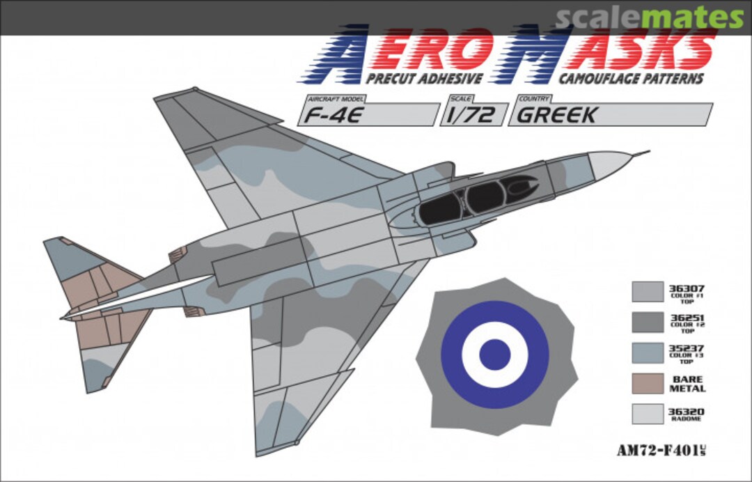 Boxart F-4E Greek AM72-F401 AeroMasks