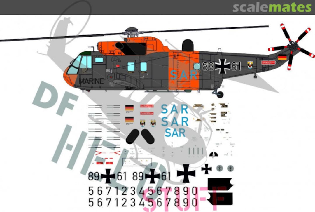 Boxart Westland Sea King Mk.41 Bundeswehr Norm74 DF32248 DF HeloStuff