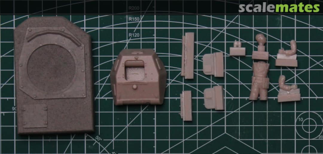 Contents Panzer II Turret Emplacement incl. a 3/4 figure 35271 Reality in Scale