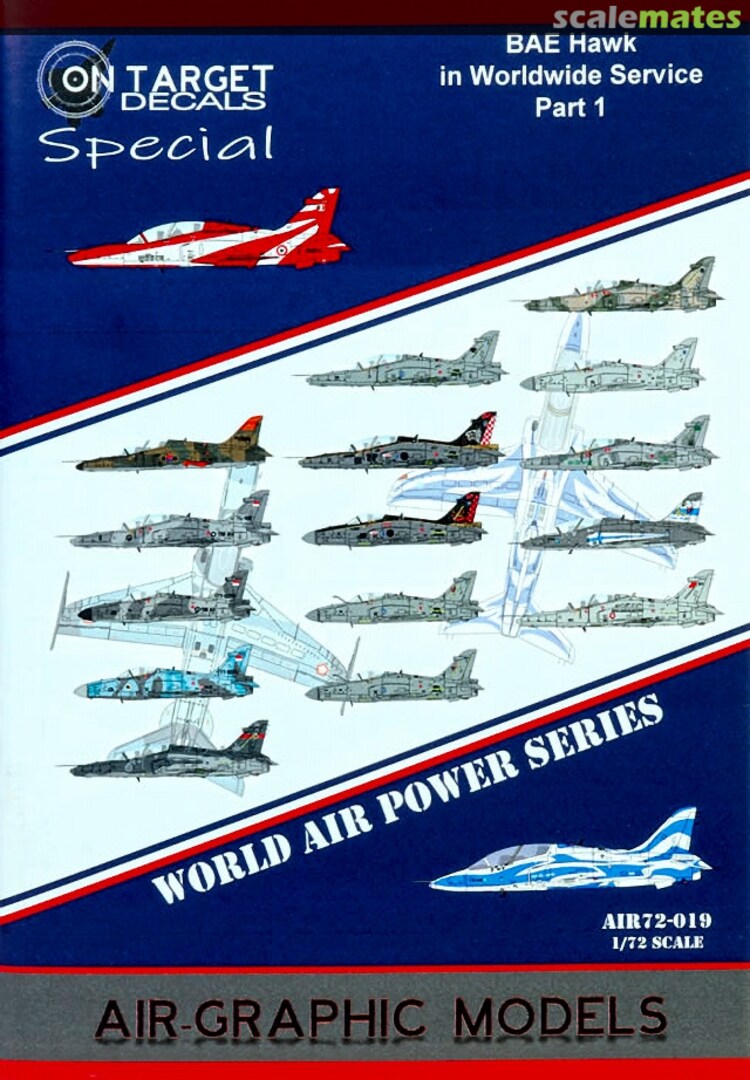 Boxart BAE Hawk in Worldwide Service Part 1 AIR72-019 Air-Graphic Models