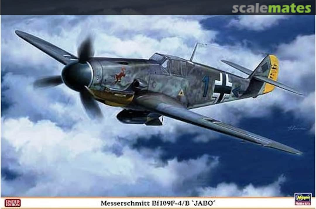 Boxart Messerschmitt Bf109F-4/B `Jabo´ 08228 Hasegawa