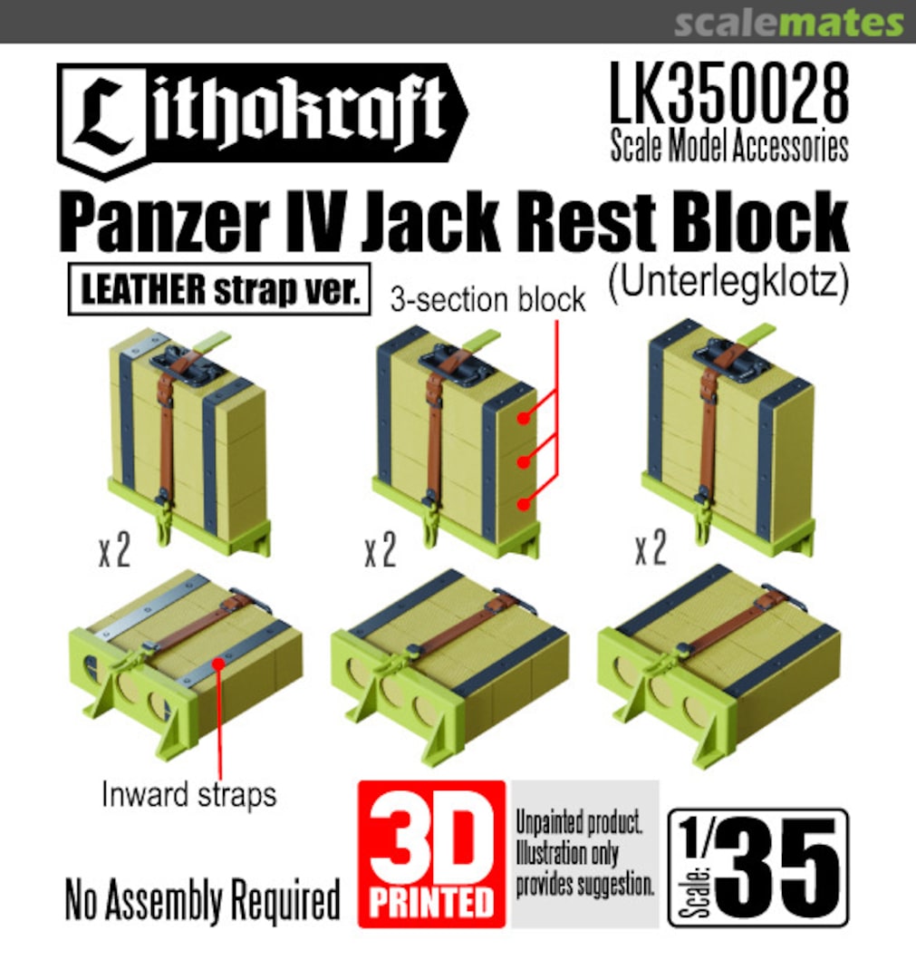 Boxart Panzer IV Jack Rest Block LK350028 Lithokraft