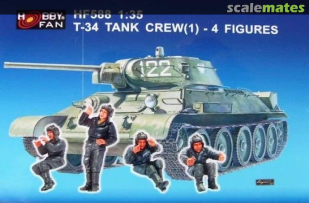 Boxart T-34 Tank Crew Set HF588 Hobby Fan