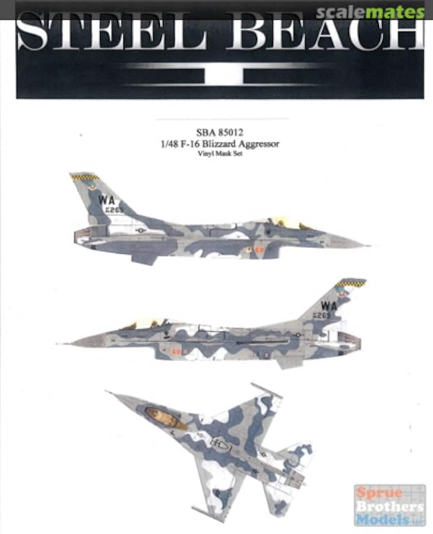 Boxart F-16 Blizzard Aggressor 85012 Steel Beach