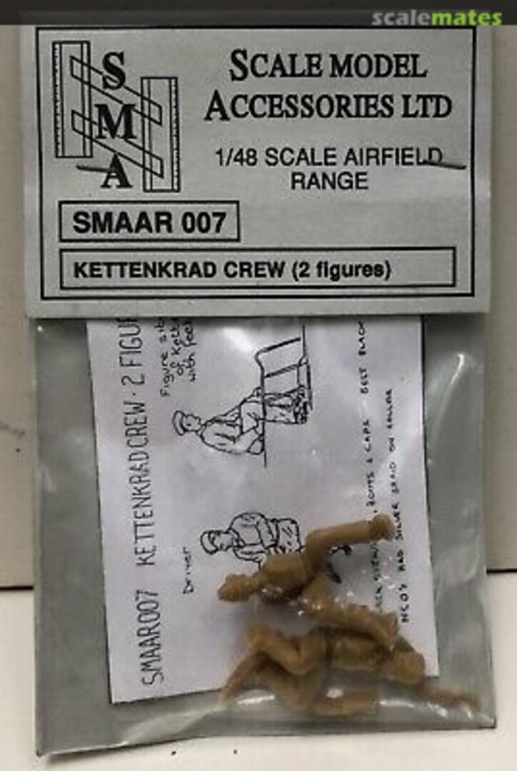 Boxart KETTENKRAD CREW (2 FIGURES) SMAAR 007 Scale Model Accessories