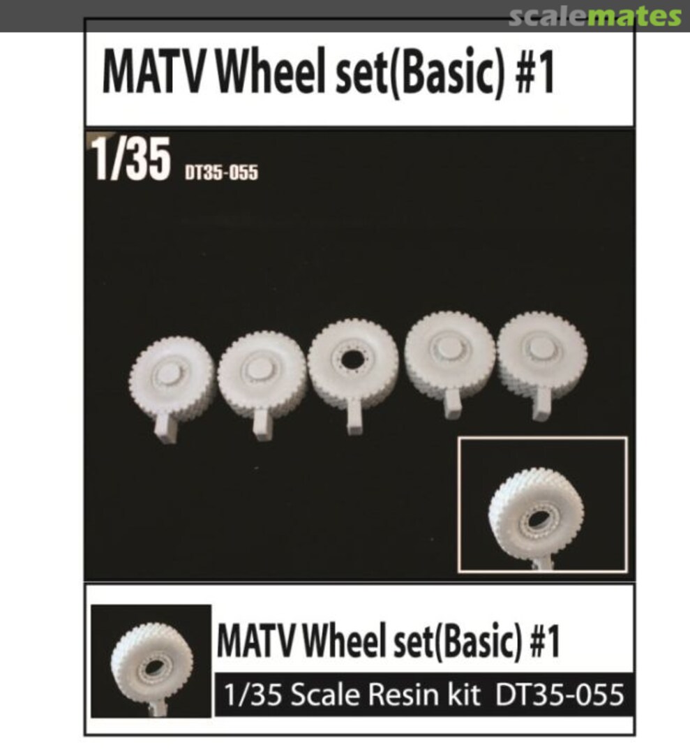 Boxart MATV Wheel Set (Basic) DT35-055 Division Miniature