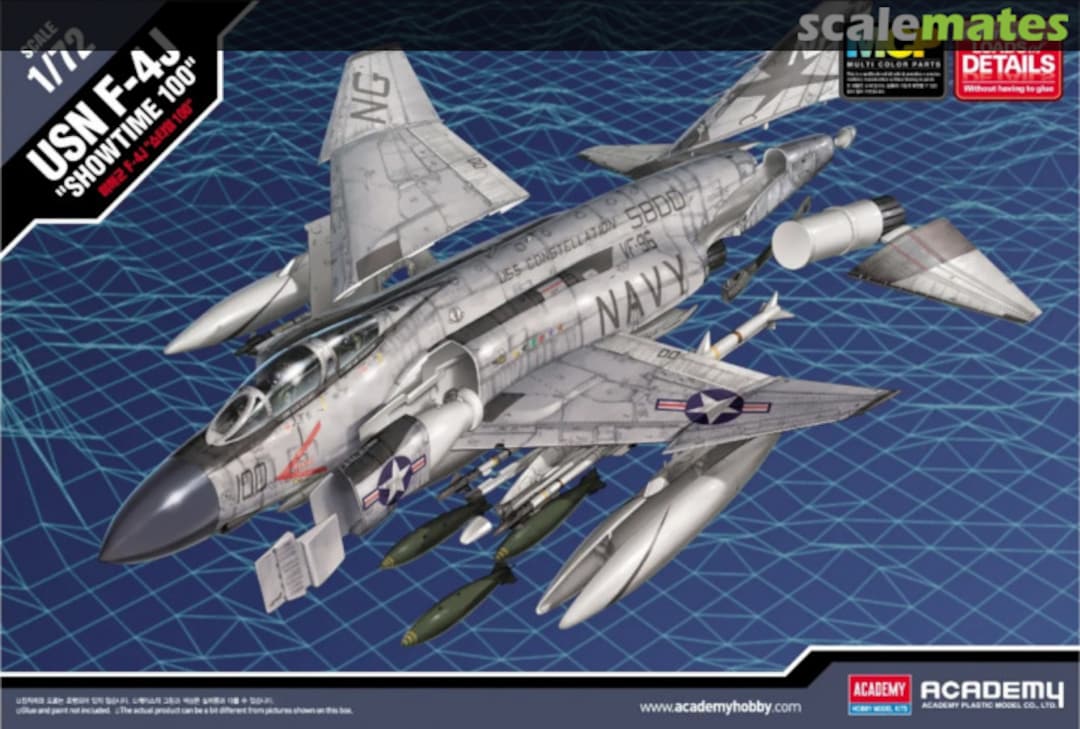 Boxart USN F-4J 12515 Academy