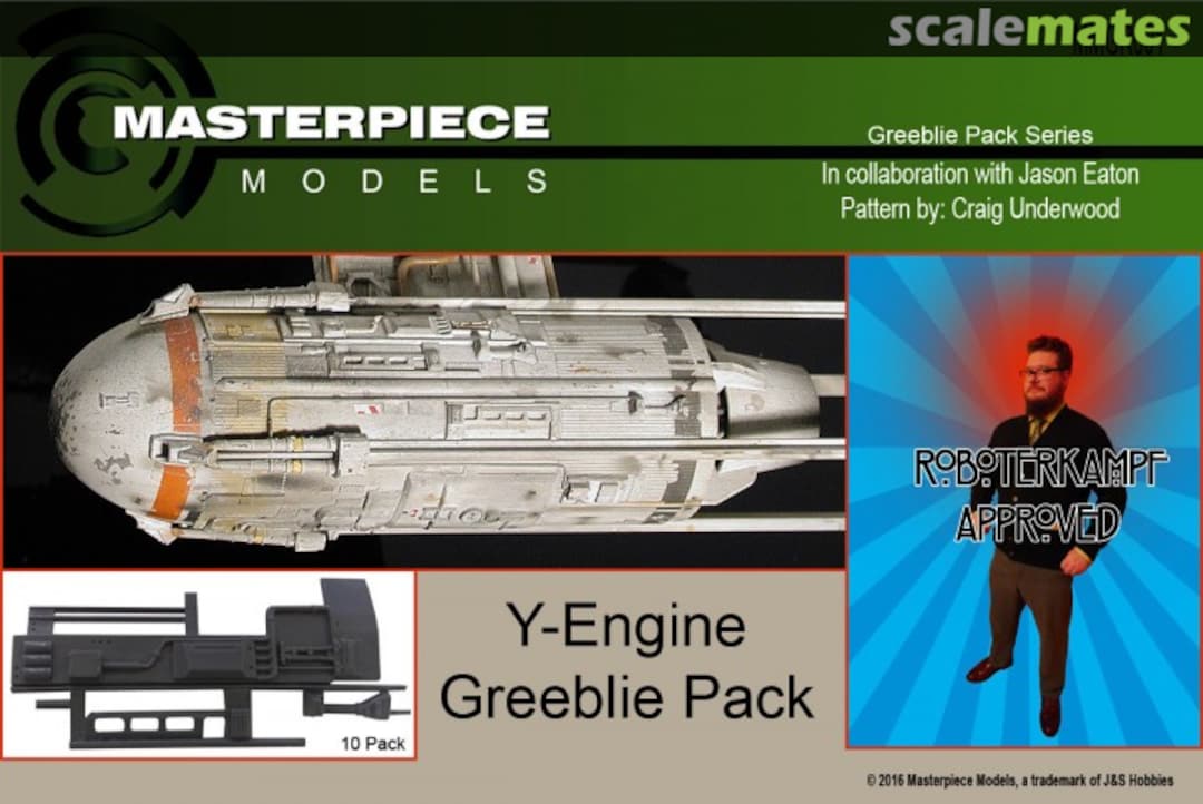 Boxart Y-Engine Greeblie Pack, 10 pack MMGR001 Masterpiece Models