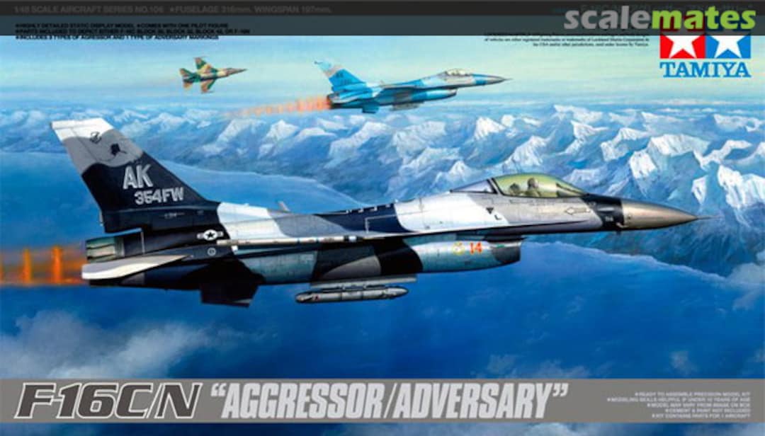 Boxart F-16C/N "Aggressor/Adversary" 61106 Tamiya