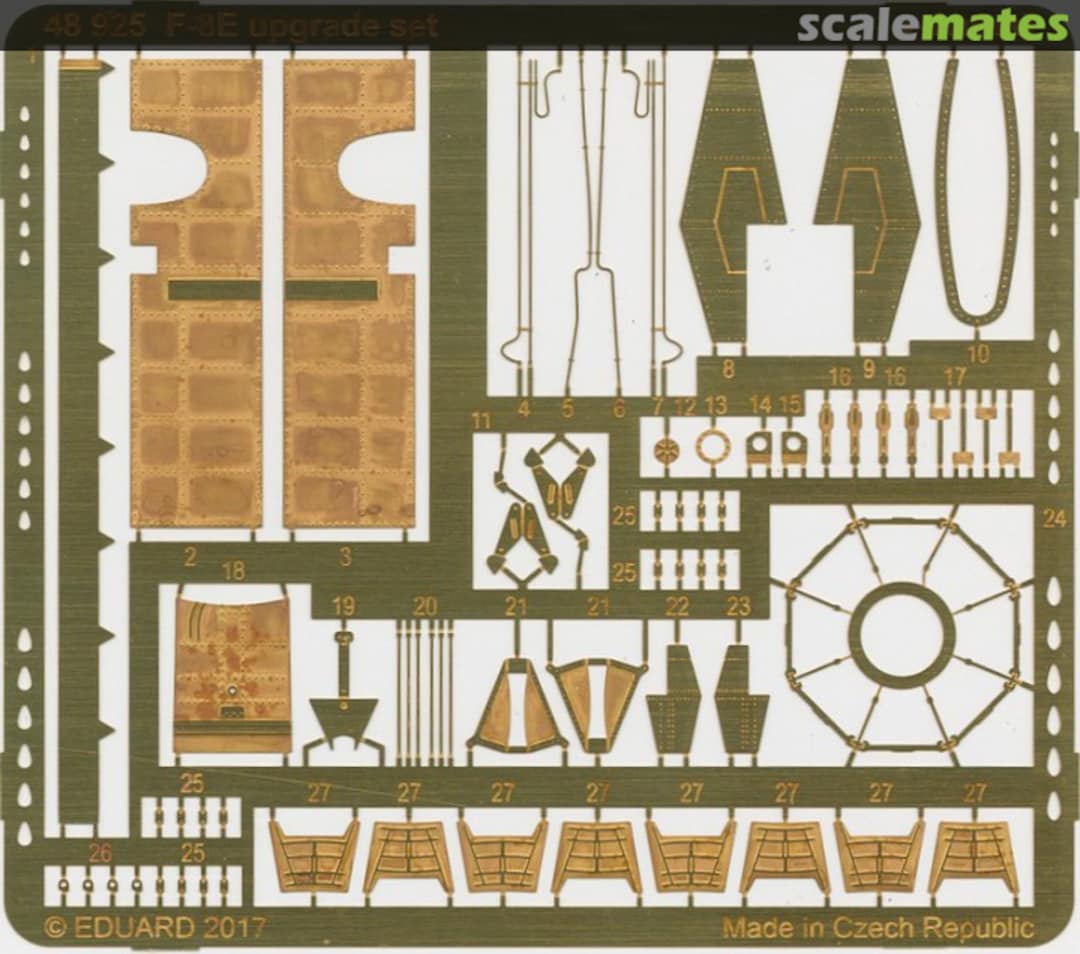 Boxart F-8E Crusader - Detail Set 48925 Eduard
