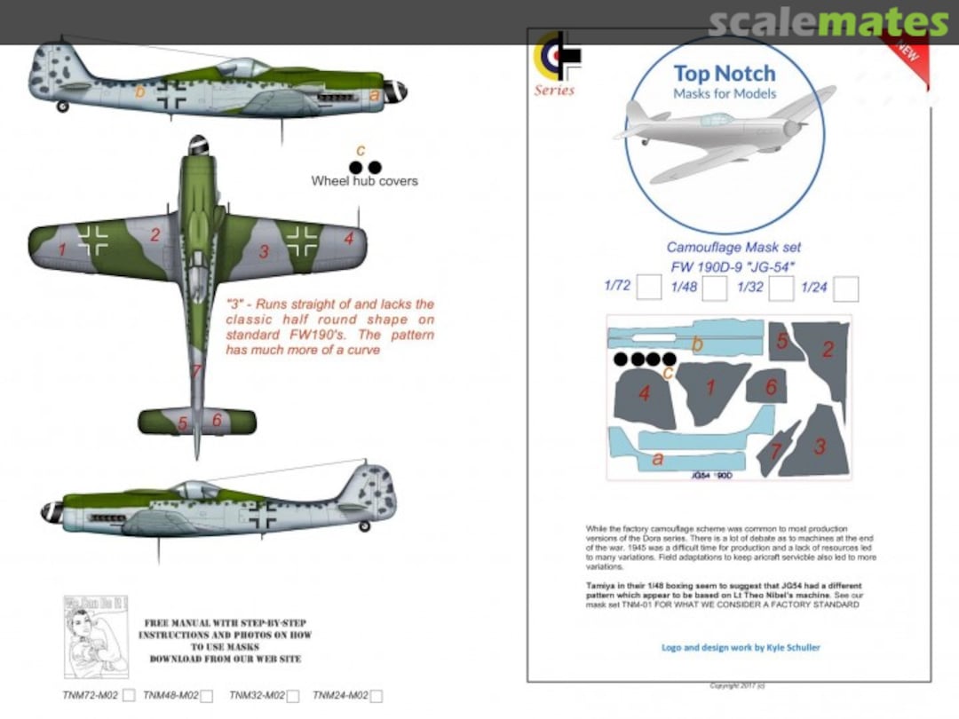 Boxart Focke-Wulf Fw-190D-9 "JG-54" TNM32-M02 TopNotch