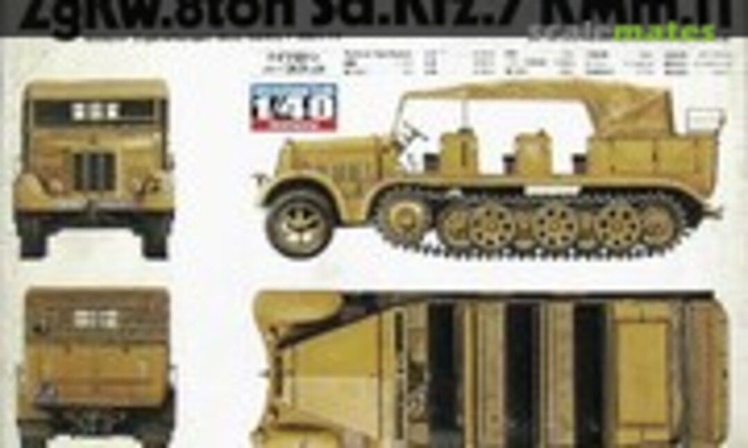 1:48 ZgKw. 8ton Sd.Kfz.7 KMm.11 (Bandai 35432)