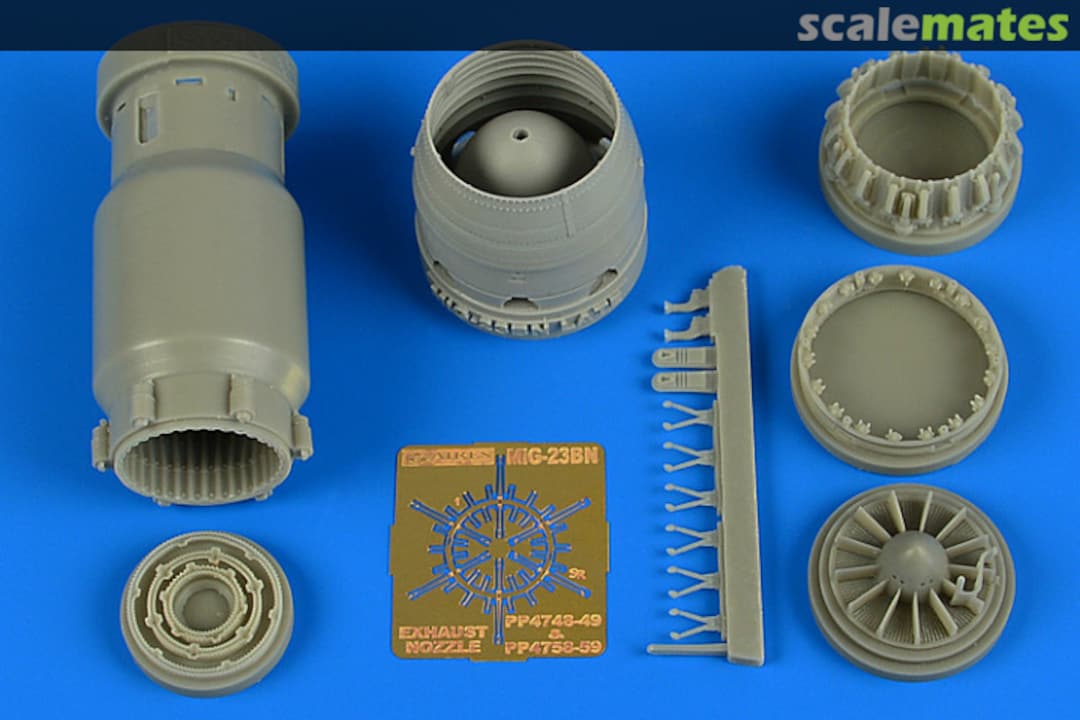 Boxart MiG-23BN late exhaust nozzle - opened 4748 Aires