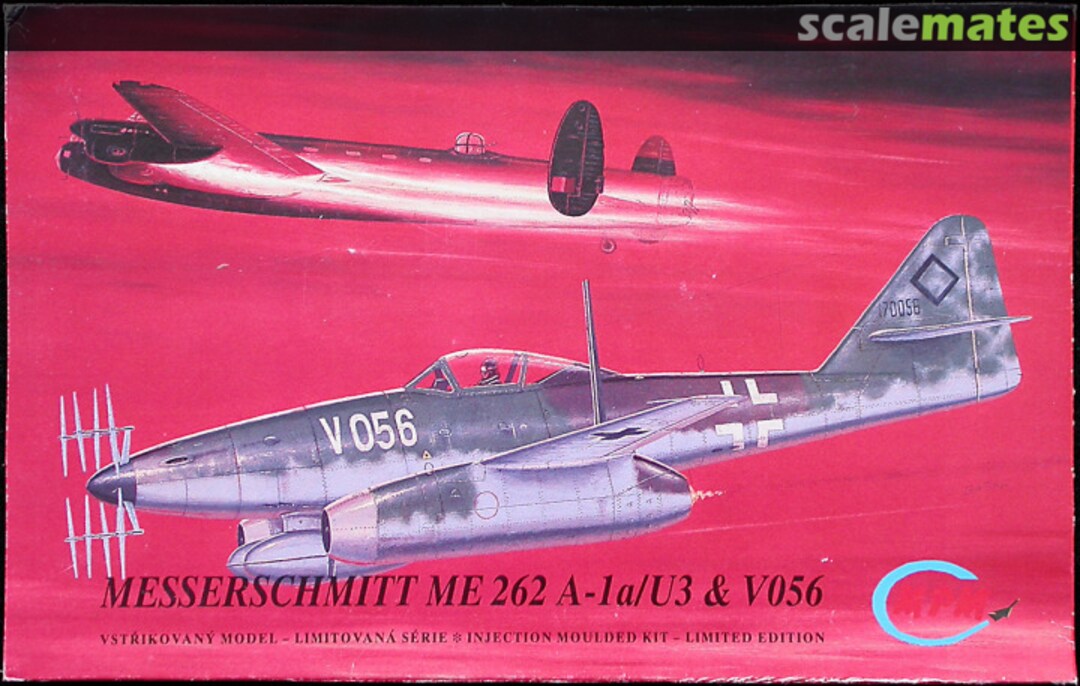 Boxart Messerschmitt Me 262 A-1a/U3 & V056 72113 MPM Production