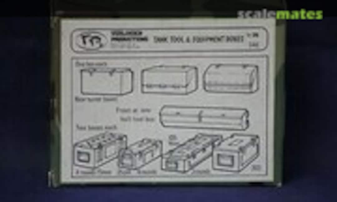 1:35 Tank Tool &amp; Equipment Boxes (Verlinden Productions 346)