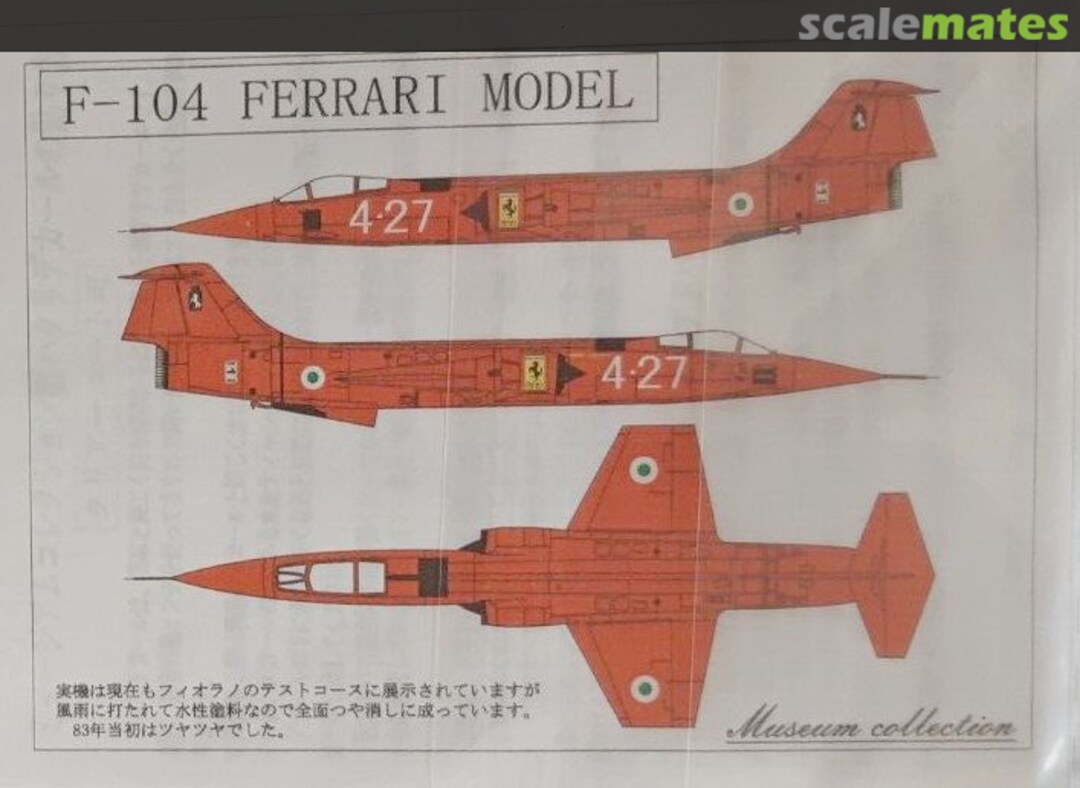 Contents F-104 MC-0175 Museum collection