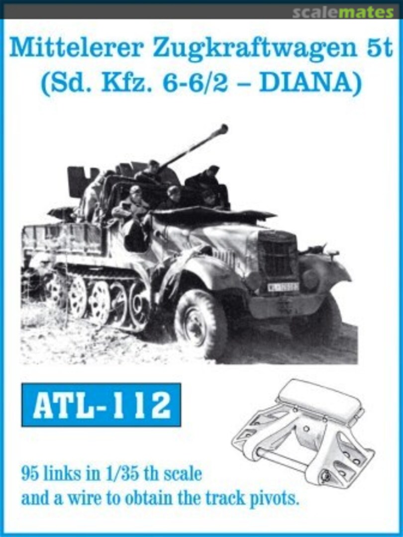 Boxart Mitteler Zugkraftwagen 5t (Sd. Kfz. 6-6/2 - Diana) ATL-112 Friulmodel