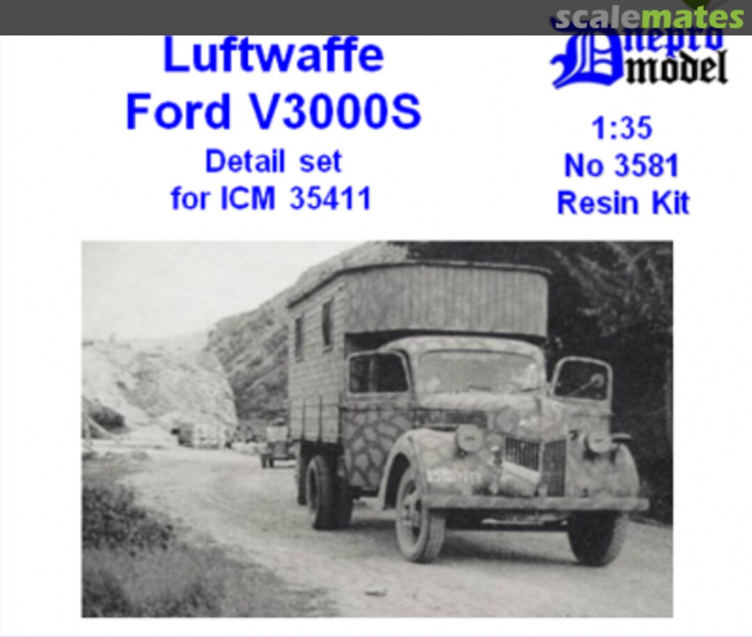 Boxart Luftwaffe Ford V3000S 3581 Dnepro Model