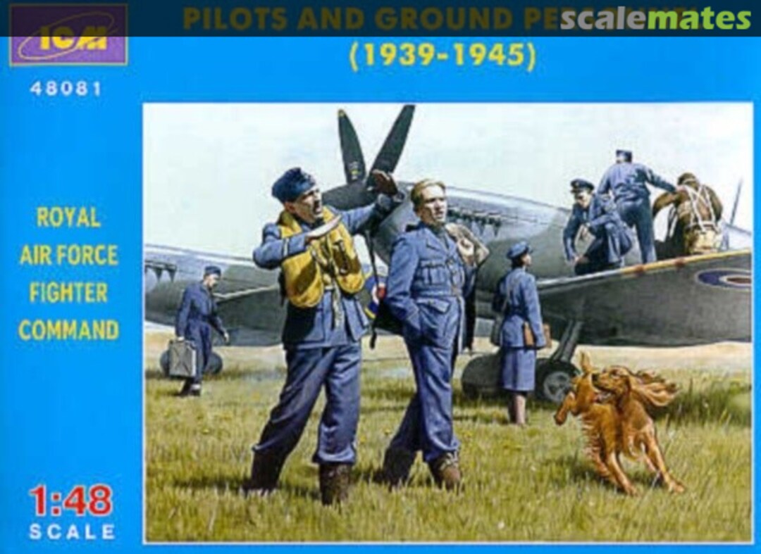 Boxart Pilots and Ground Personnel (1939-1945) 48081 ICM