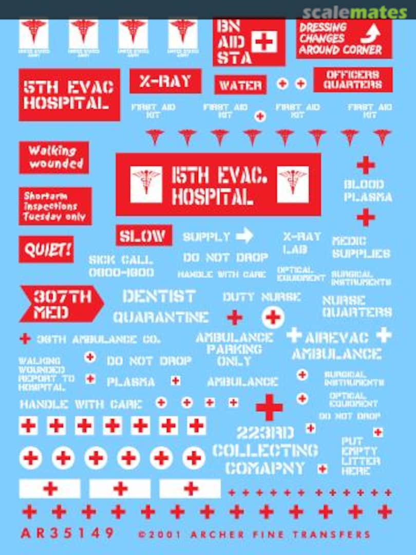 Boxart Miscellaneous medical markings AR35149 Archer