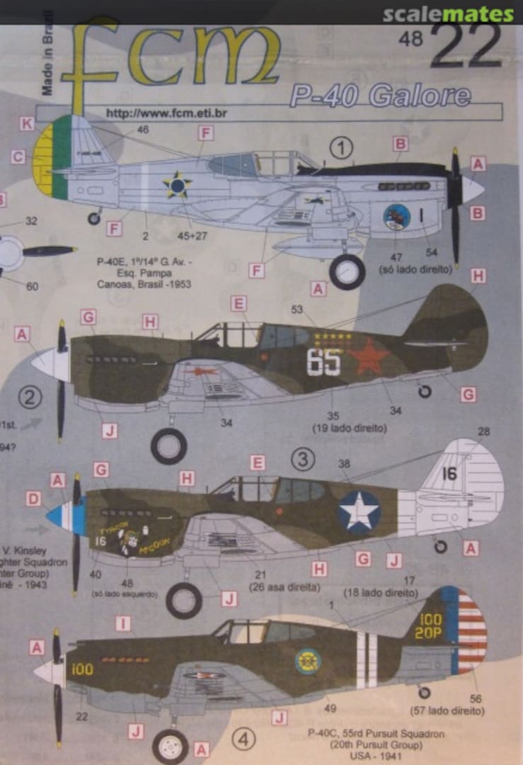 Boxart P-40 Galore 48-22 FCM