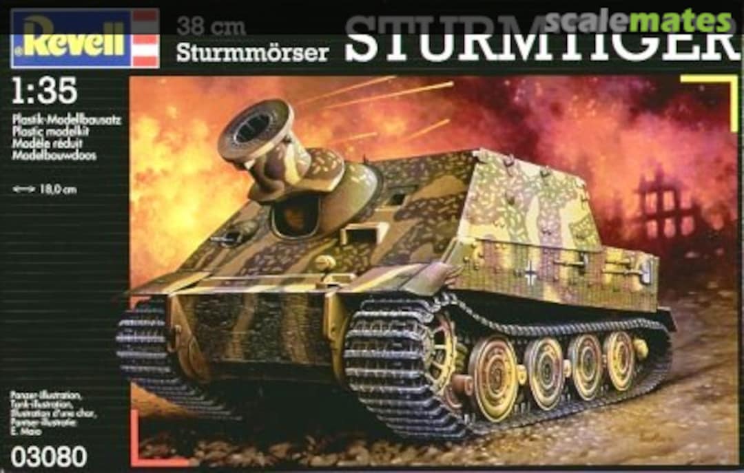 Boxart 38cm Sturmmörser Sturmtiger 03080 Revell