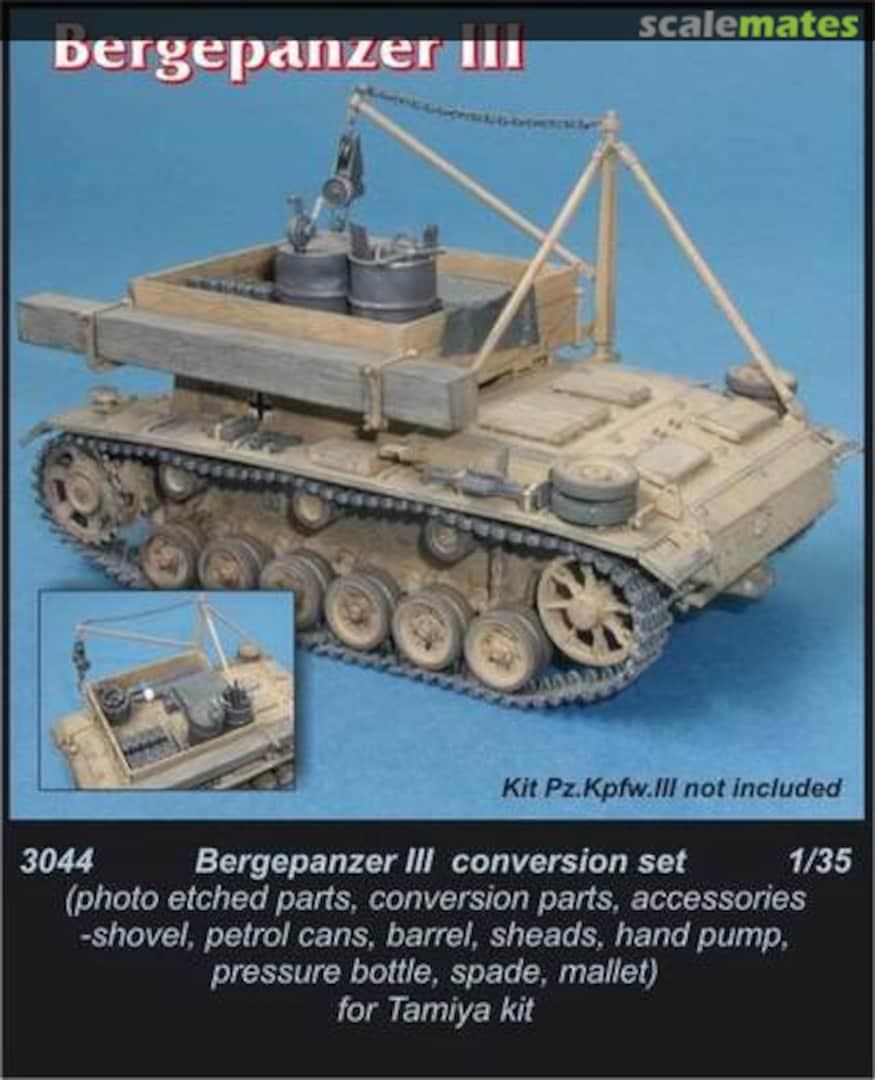 Boxart Bergepanzer III - conversion set 3044 CMK