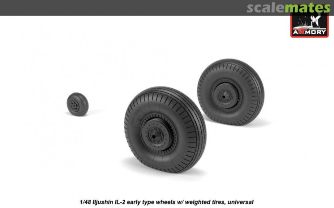 Boxart IL-2 early wheels AW48034 Armory