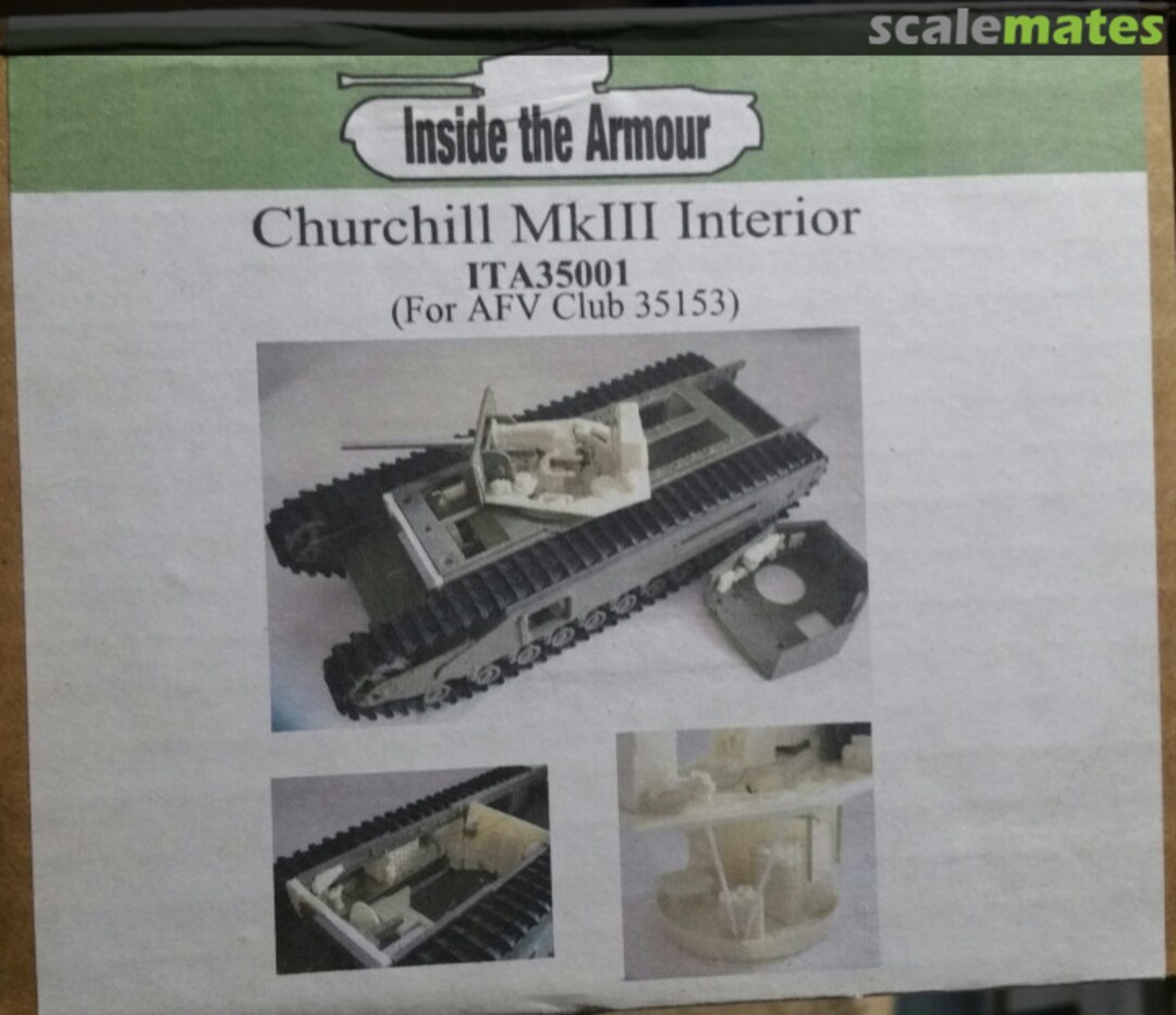 Boxart Churchill MkIII Interior ITA35001 Inside the Armour ITA3