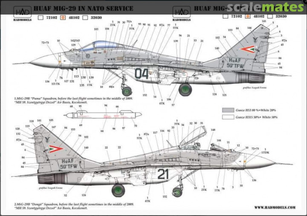 Boxart MiG-29 in NATO service 48102 HADmodels 