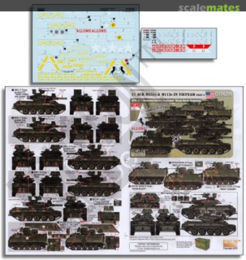 Boxart 11 ACR M551s & M113s in Vietnam (part 3) D356269 Echelon Fine Details