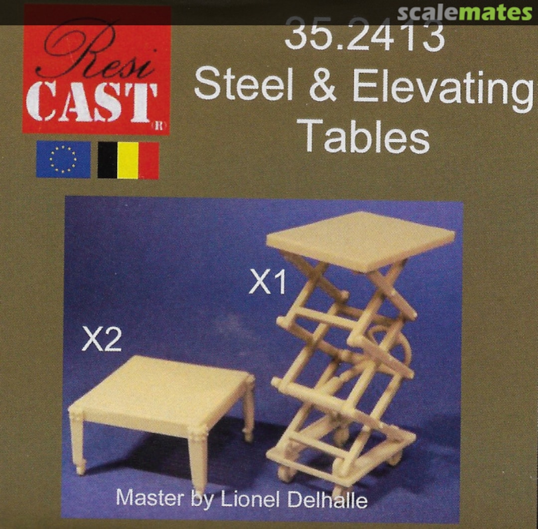 Boxart Steel & Elevating Tables 35.2413 Resicast