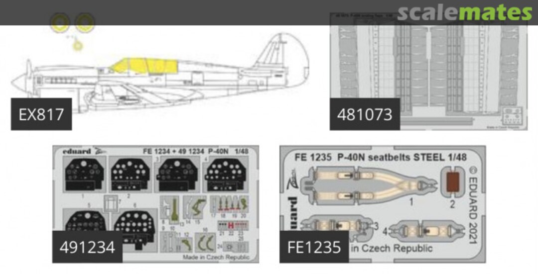 Contents P-40N ACADEMY BIG49316 Eduard