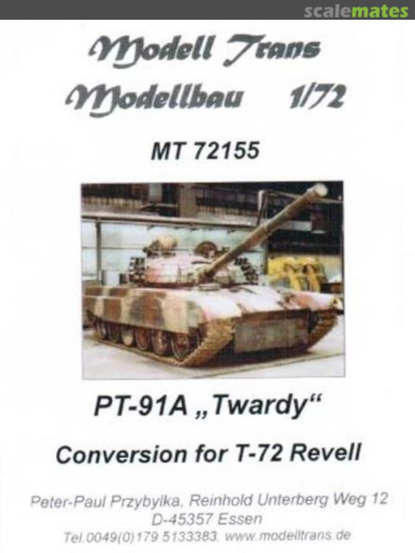 Boxart PT-91A "Twardy" conversion for T-72 Revell MT72155 Modell Trans Modellbau