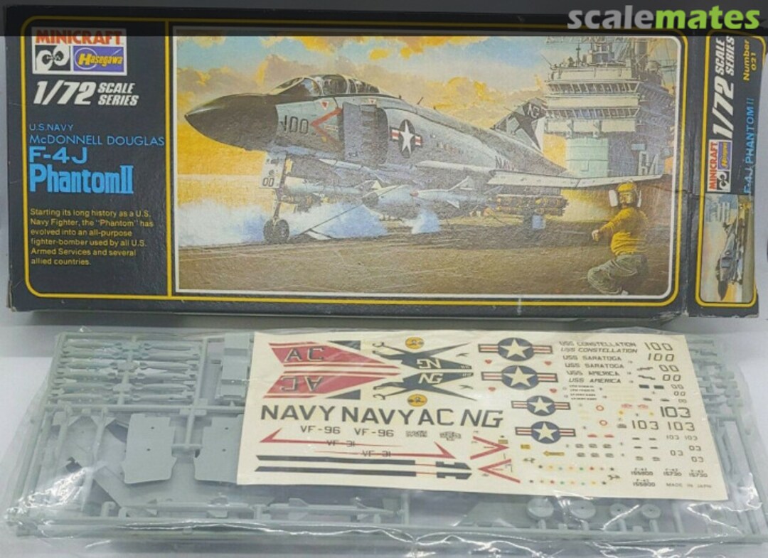 Contents F-4J Phantom II 021 Minicraft Hasegawa