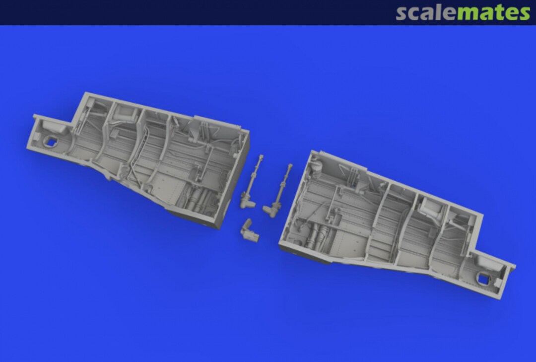 Boxart P-51B/C Wheel Bay PRINT EDUARD 6481010 Eduard