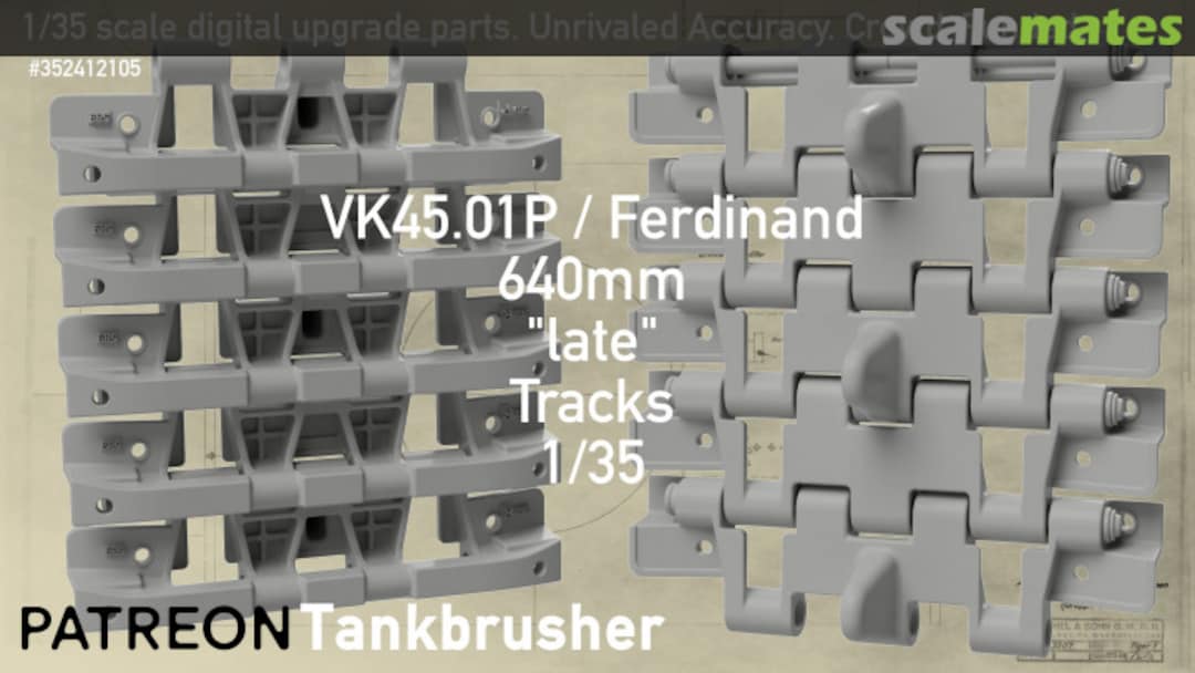 Boxart Ferdinand late 352412105 Tankbrusher Scale Modeling