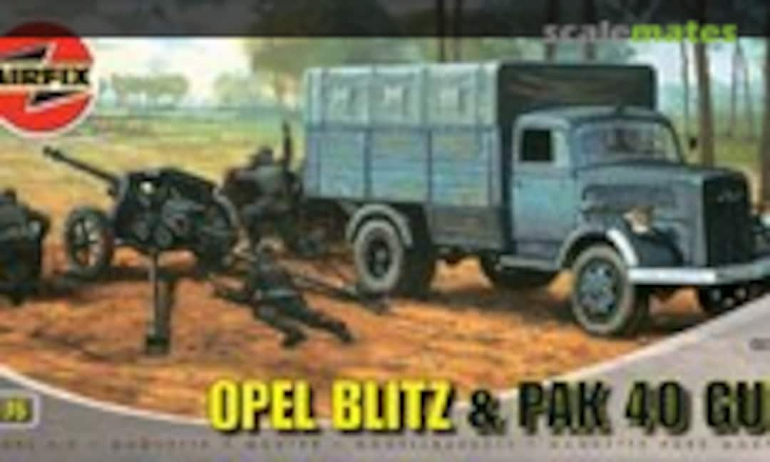 1:76 Opel Blitz &amp; Pak 40 Gun (Airfix 02315)