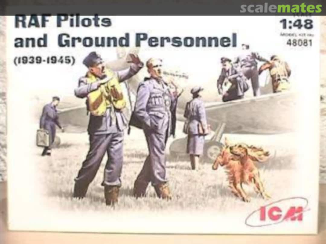 Boxart RAF Pilots and Ground Personnel 48081 ICM