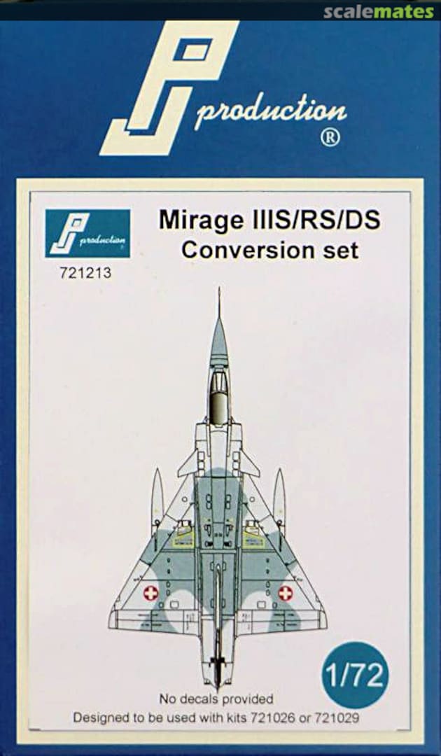 Boxart Mirage IIIS/RS/DS Conversion Kit 721213 PJ Production