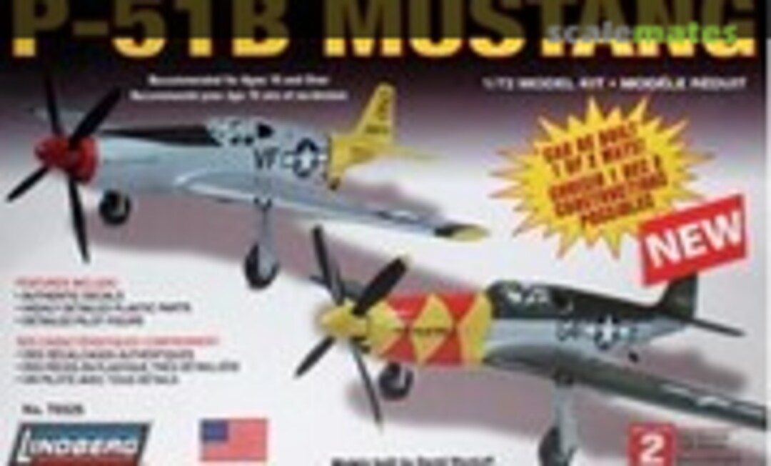 1:72 P-51B Mustang (Lindberg 70525)