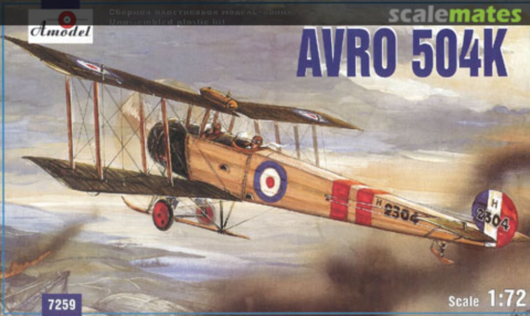 Boxart Avro 504K 7259 Amodel