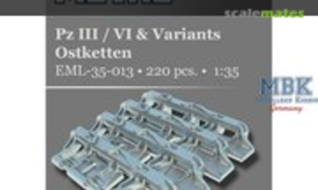 1:35 Panzer III / IV &amp; Variants Ostketten (Metal Track) (Easy Metal Links EML35-013)