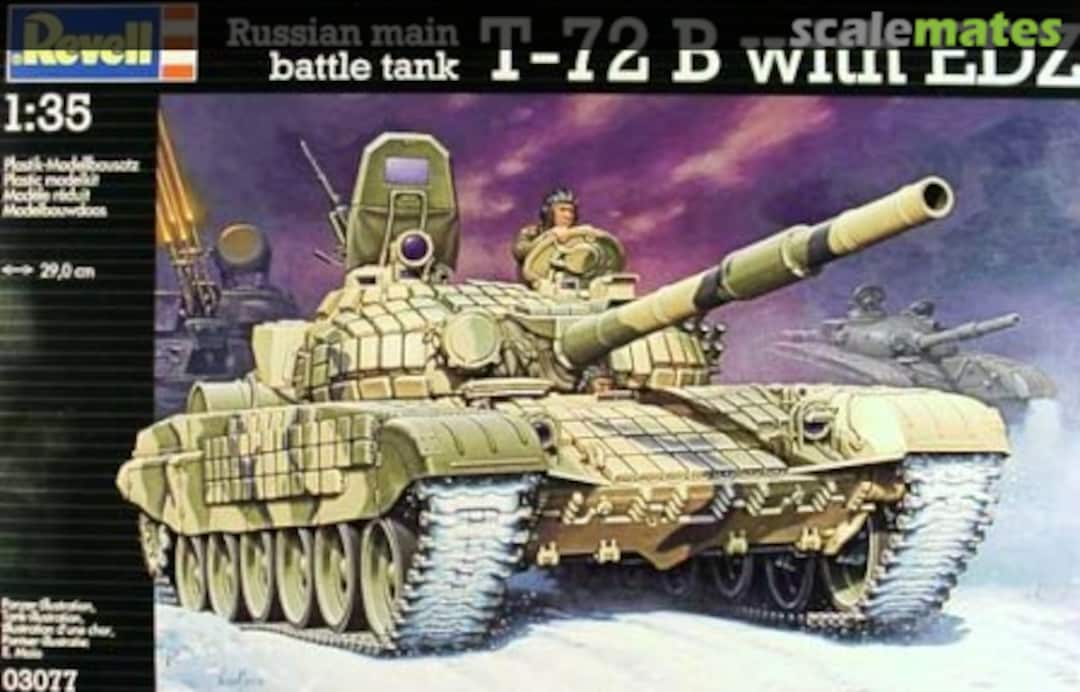 Boxart T-72B with EDZ 03077 Revell