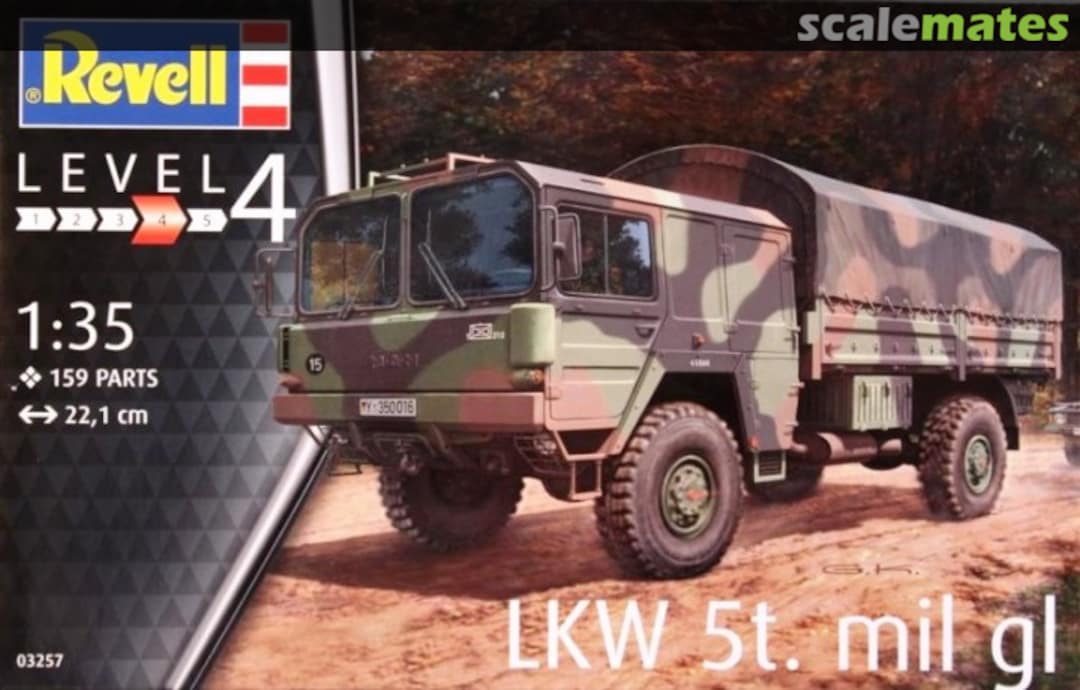 Boxart LKW 5t. mil gl 03257 Revell