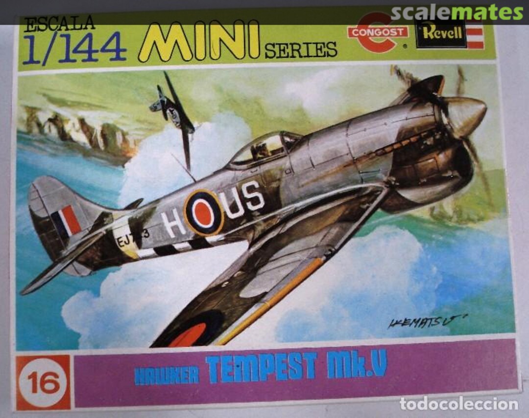 Boxart Hawker Tempest Mk. V H-1016 Revell/Congost