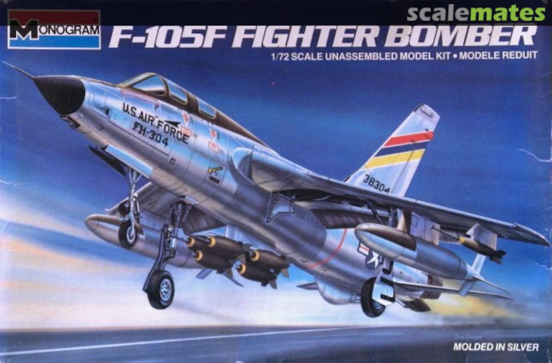 Boxart F-105F Fighter Bomber 5438 Monogram