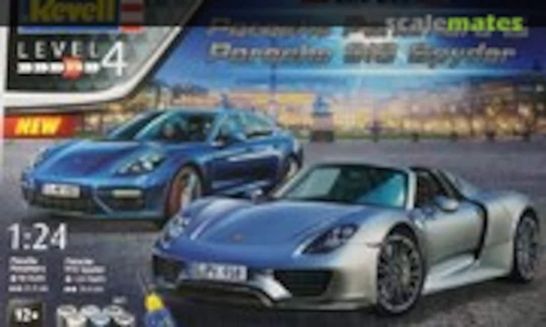 1:24 Porsche Panamera &amp; Porsche 918 Spyder (Revell 05681)