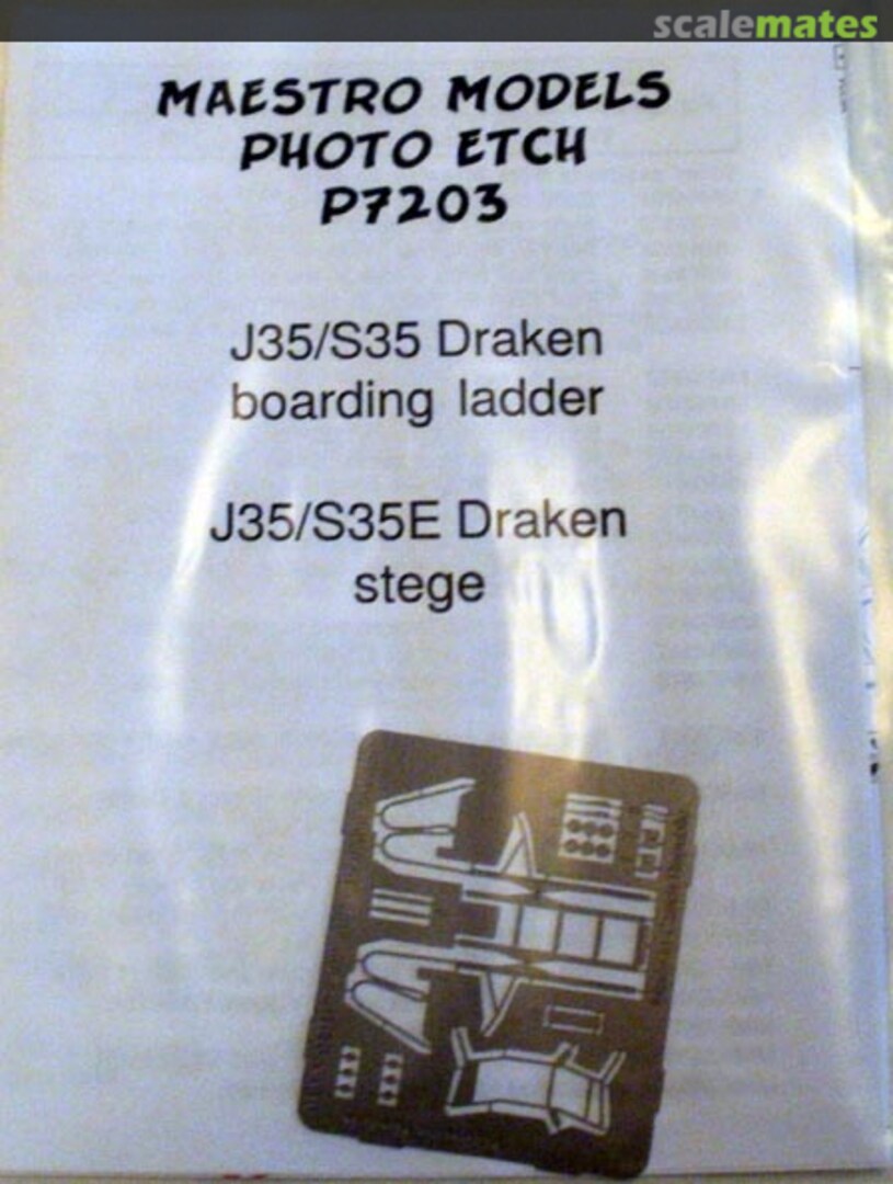 Boxart J35/S35 Draken boarding ladder MMP7203 Maestro Models